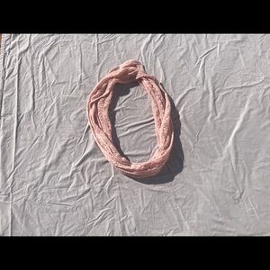 light pink scarf